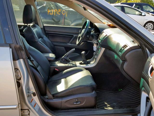 4S3BP676656317271 - 2005 SUBARU LEGACY GT SILVER photo 5