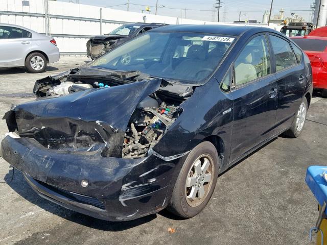 JTDKB20U777640676 - 2007 TOYOTA PRIUS BLACK photo 2