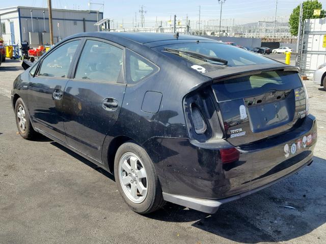 JTDKB20U777640676 - 2007 TOYOTA PRIUS BLACK photo 3