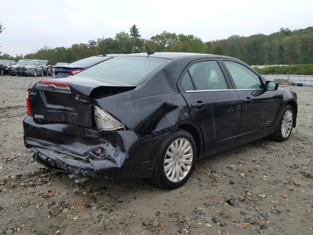 3FADP0L35AR175161 - 2010 FORD FUSION HYB BLACK photo 4