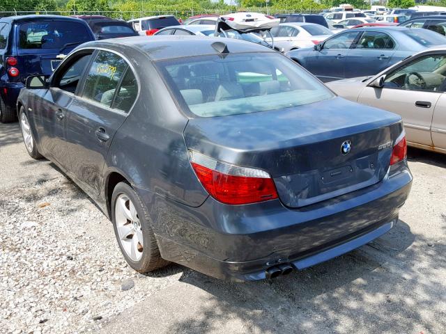 WBANE53546CK85477 - 2006 BMW 525 I GRAY photo 3