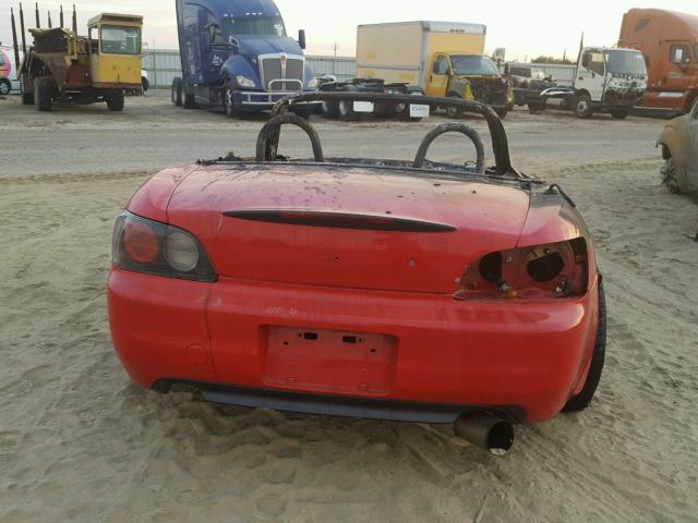 JHMAP11401T009593 - 2001 HONDA S2000 BURN photo 6