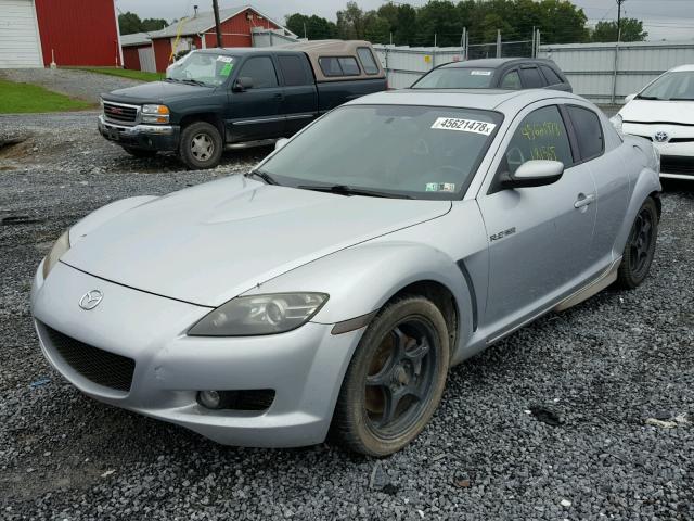 JM1FE173840125660 - 2004 MAZDA RX8 SILVER photo 2