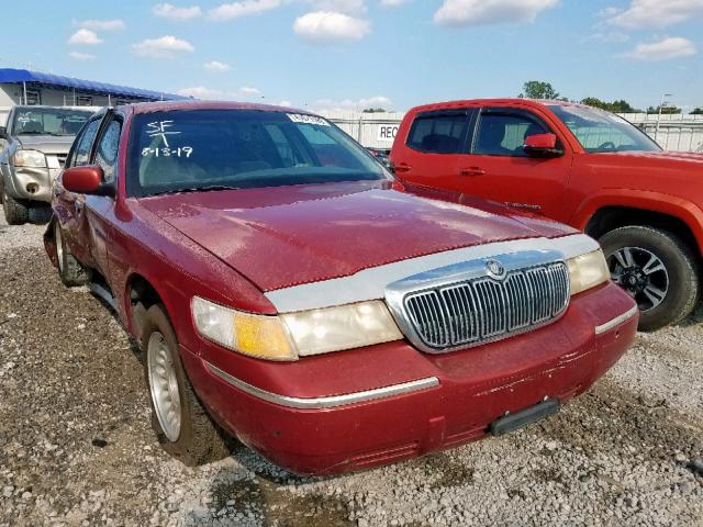 2MEFM74W5WX611852 - 1998 MERCURY GRAND MARQ RED photo 1