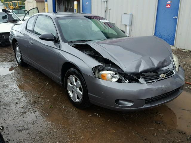 2G1WM15K069306038 - 2006 CHEVROLET MONTE CARL ნაცრისფერი ფოტო 1