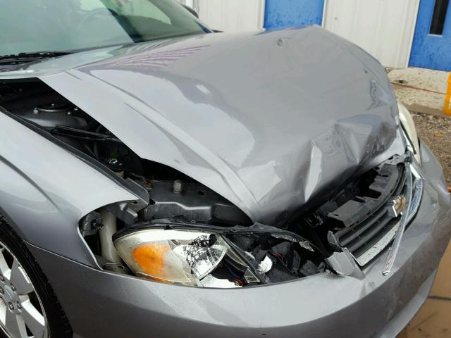 2G1WM15K069306038 - 2006 CHEVROLET MONTE CARL ნაცრისფერი ფოტო 9