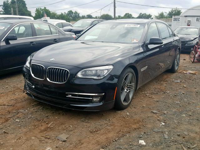 WBAYF8C55DDS17370 - 2013 BMW 750 LXI BLACK photo 2