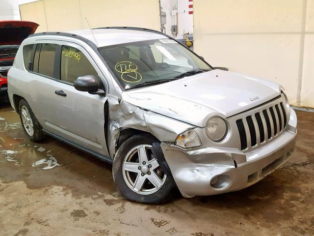 1J8FT47WX7D145898 - 2007 JEEP COMPASS SILVER photo 1