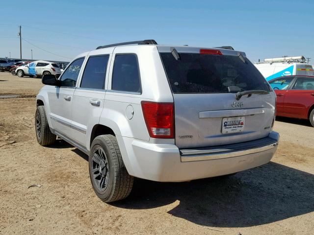 1J8HS58217C635312 - 2007 JEEP GRAND CHER SILVER photo 3