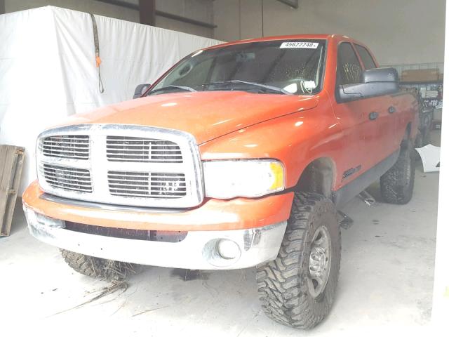3D7KU28673G728440 - 2003 DODGE RAM 2500 S წითელი ფოტო 2