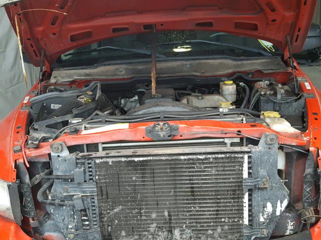 3D7KU28673G728440 - 2003 DODGE RAM 2500 S წითელი ფოტო 7