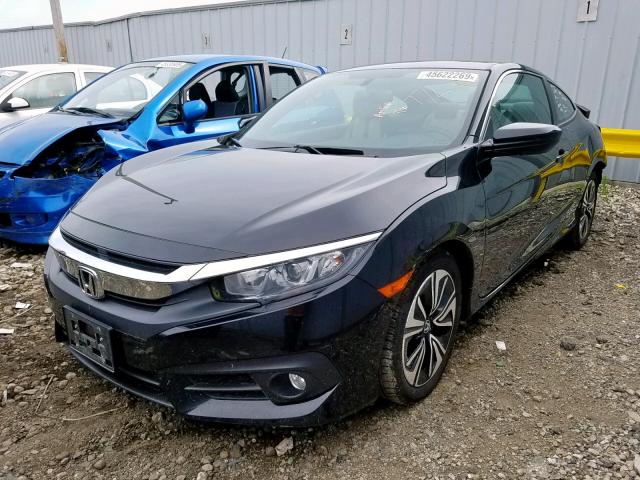 2HGFC3B74HH353931 - 2017 HONDA CIVIC EXL შავი ფოტო 2