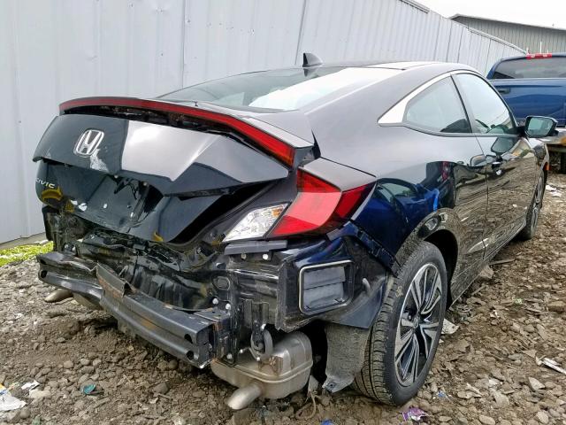 2HGFC3B74HH353931 - 2017 HONDA CIVIC EXL შავი ფოტო 4