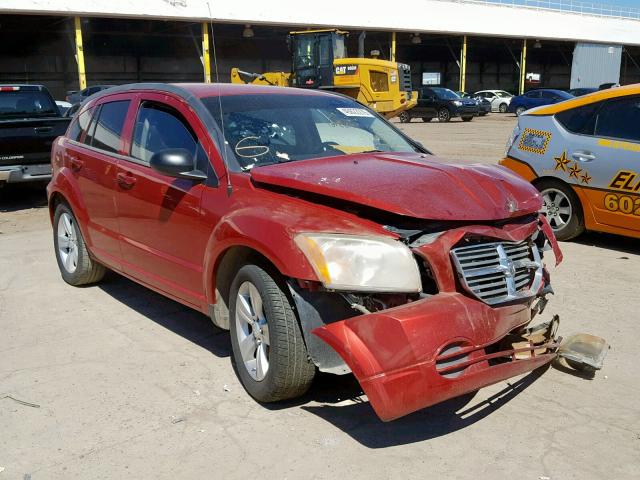 1B3CB4HA5AD549863 - 2010 DODGE CALIBER SX MAROON photo 1