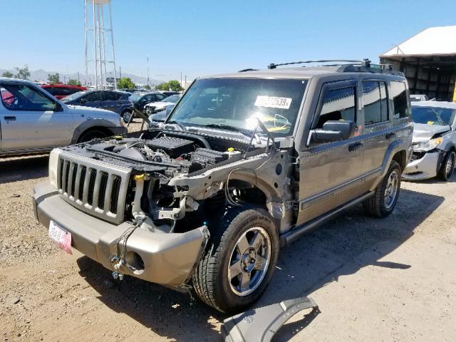 1J8HG48N16C129418 - 2006 JEEP COMMANDER 棕色 照片 2