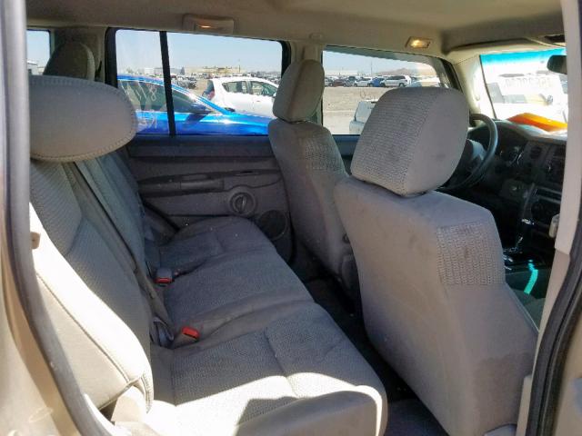 1J8HG48N16C129418 - 2006 JEEP COMMANDER 棕色 照片 6