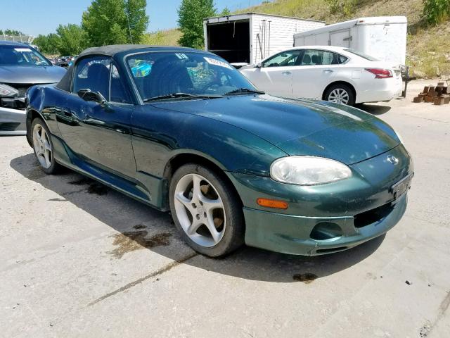 JM1NB353930300838 - 2003 MAZDA MX-5 MIATA GREEN photo 1