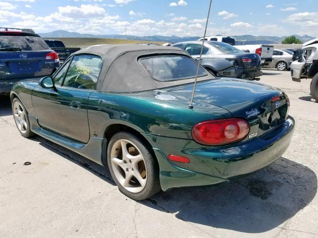 JM1NB353930300838 - 2003 MAZDA MX-5 MIATA GREEN photo 3