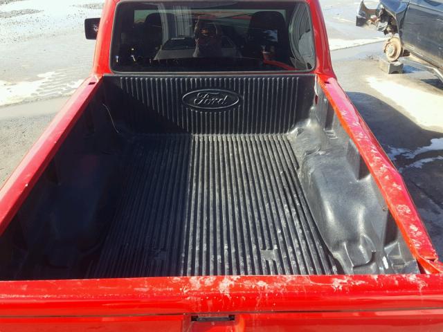 1FTYR10D68PA09273 - 2008 FORD RANGER RED photo 6