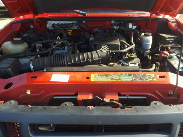 1FTYR10D68PA09273 - 2008 FORD RANGER RED photo 7