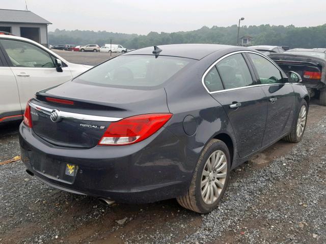 2G4GS5EV9D9175462 - 2013 BUICK REGAL PREM CHARCOAL photo 4