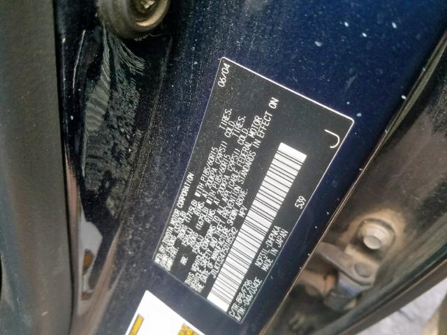 JTLKT324750185242 - 2005 TOYOTA SCION XB 蓝色 照片 10