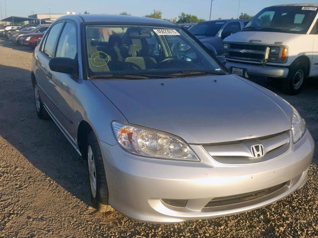 2HGES16364H588724 - 2004 HONDA CIVIC DX V SILVER photo 1