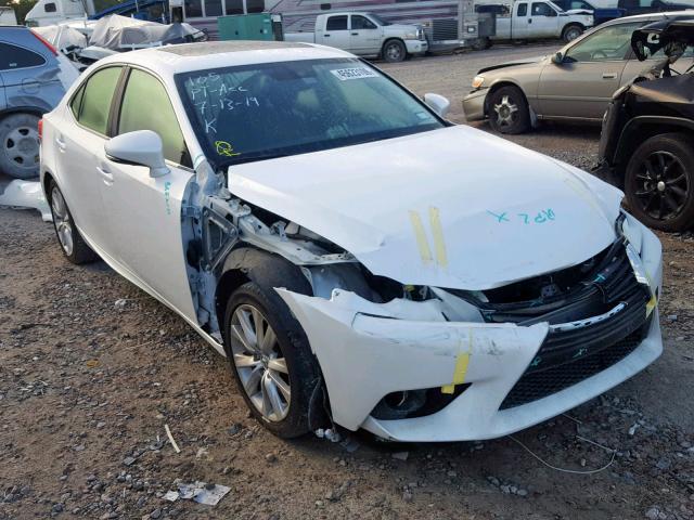 JTHBA1D25G5009652 - 2016 LEXUS IS 200T WHITE photo 1