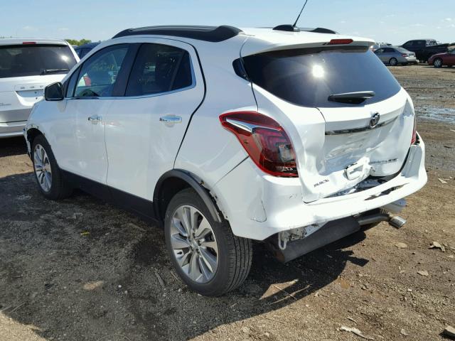 KL4CJASBXHB102818 - 2017 BUICK ENCORE PRE WHITE photo 3