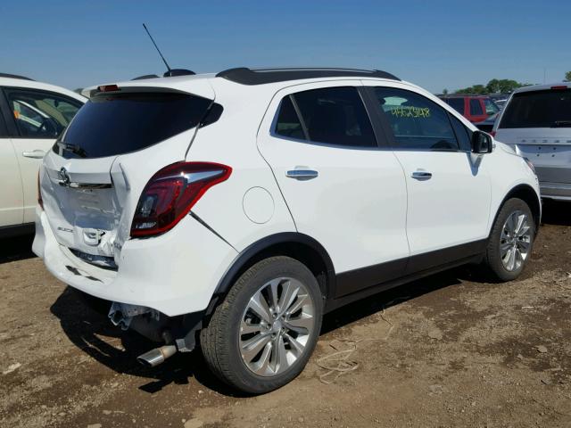 KL4CJASBXHB102818 - 2017 BUICK ENCORE PRE WHITE photo 4