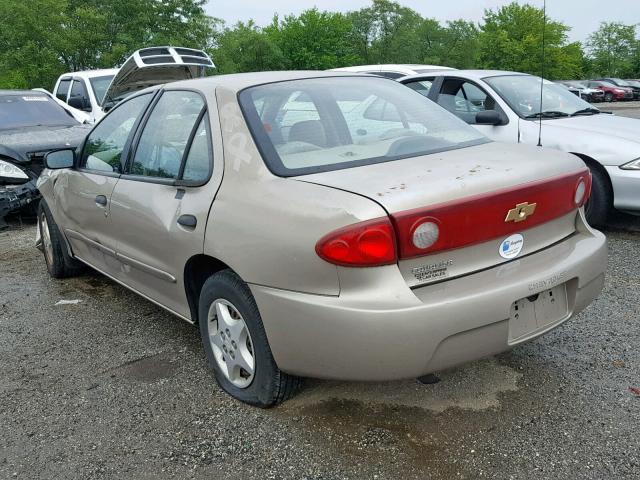 1G1JC52F847265717 - 2004 CHEVROLET CAVALIER GOLD photo 3