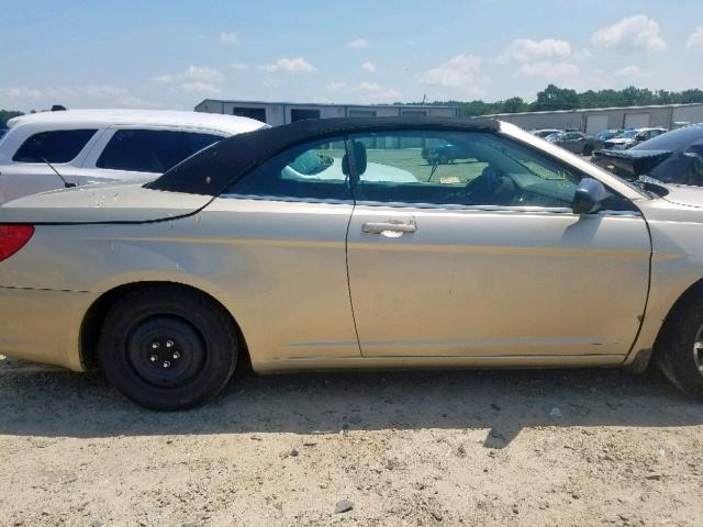 1C3BC4EB1AN139970 - 2010 CHRYSLER SEBRING LX GOLD photo 9