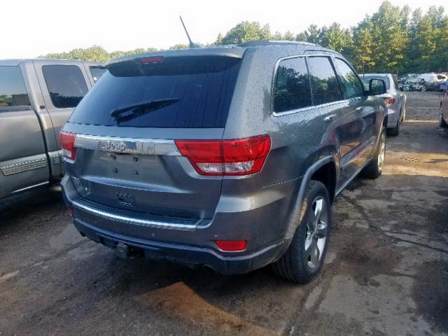 1J4RR6GT6BC726845 - 2011 JEEP GRAND CHER GRAY photo 4