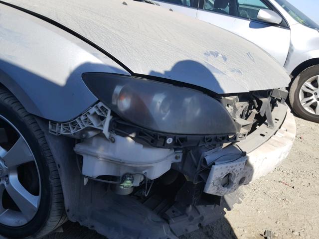 JM1BK323251258520 - 2005 MAZDA 3 S GRAY photo 9