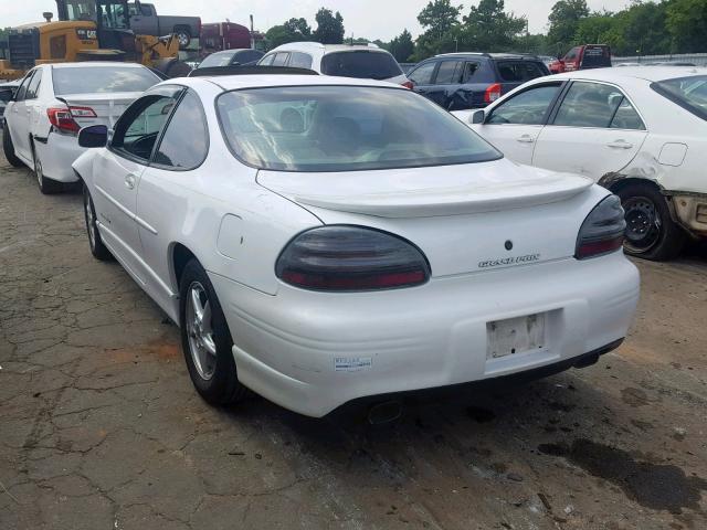 1G2WP12K7XF279100 - 1999 PONTIAC GRAND PRIX WHITE photo 3