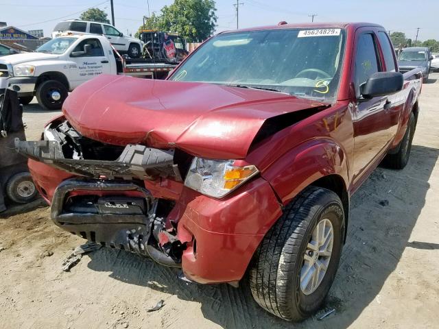 1N6BD0CT9HN724851 - 2017 NISSAN FRONTIER S RED photo 2