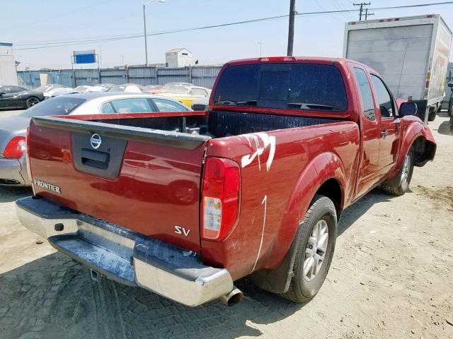 1N6BD0CT9HN724851 - 2017 NISSAN FRONTIER S RED photo 4