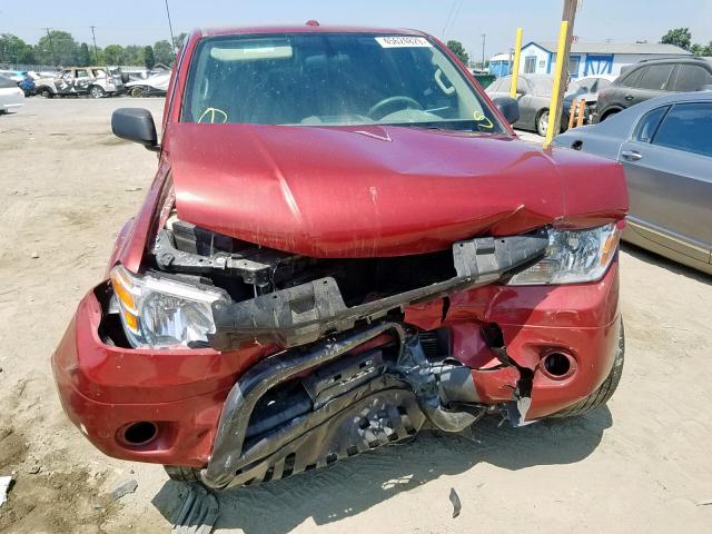 1N6BD0CT9HN724851 - 2017 NISSAN FRONTIER S RED photo 9