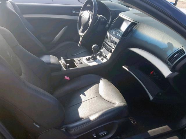 JNKCV64EX9M606837 - 2009 INFINITI G37 BASE BLACK photo 5