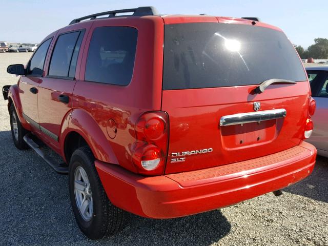 1D4HB48NX6F190984 - 2006 DODGE DURANGO SL RED photo 3