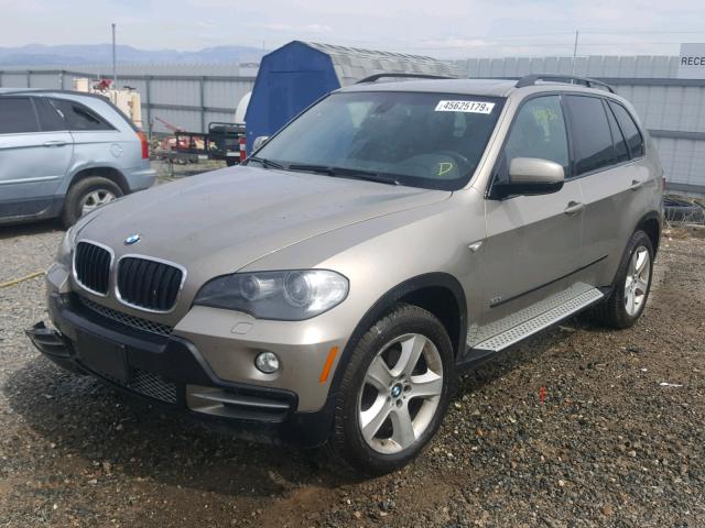 5UXFE43588L002436 - 2008 BMW X5 3.0I GOLD photo 2