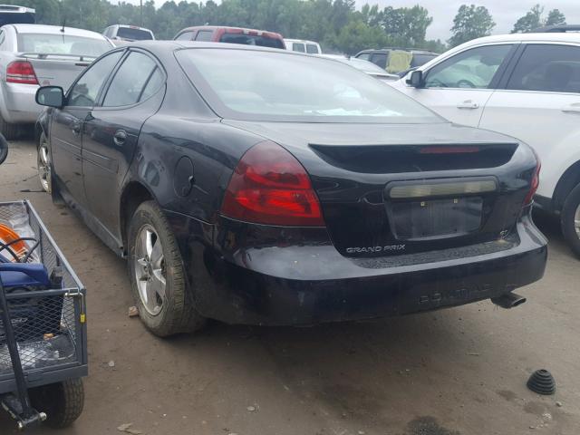 2G2WS522651268468 - 2005 PONTIAC GRAND PRIX BLACK photo 3