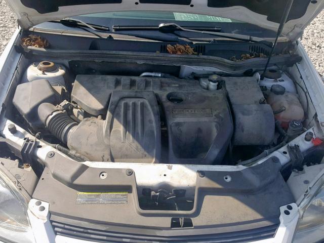 1G1AD5F53A7242307 - 2010 CHEVROLET COBALT 1LT WHITE photo 7