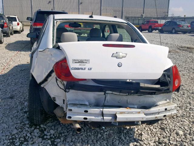 1G1AD5F53A7242307 - 2010 CHEVROLET COBALT 1LT WHITE photo 9