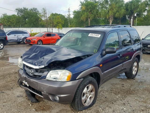 4F2CZ06153KM18940 - 2003 MAZDA TRIBUTE ES 蓝色 照片 2