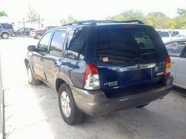 4F2CZ06153KM18940 - 2003 MAZDA TRIBUTE ES 蓝色 照片 3