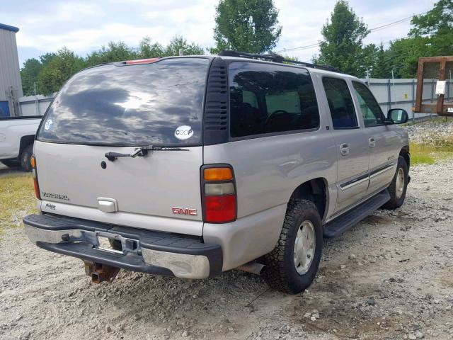 1GKFK16Z65J214349 - 2005 GMC YUKON XL K SILVER photo 4