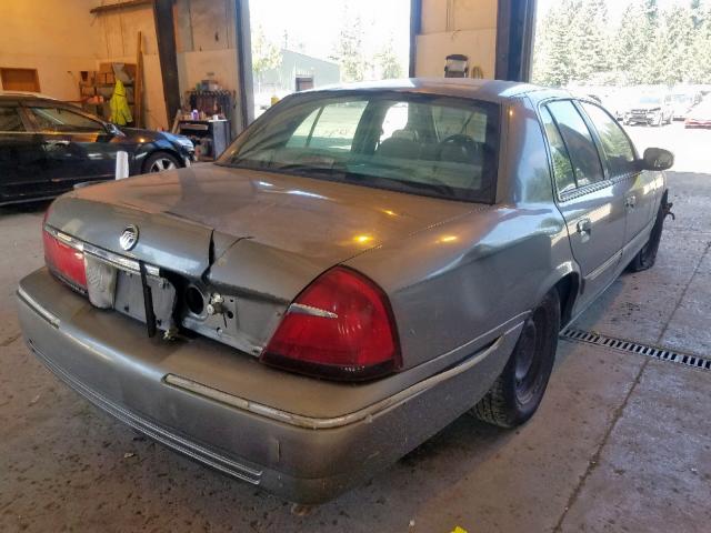 2MEFM74W9YX741927 - 2000 MERCURY GRAND MARQ GRAY photo 4