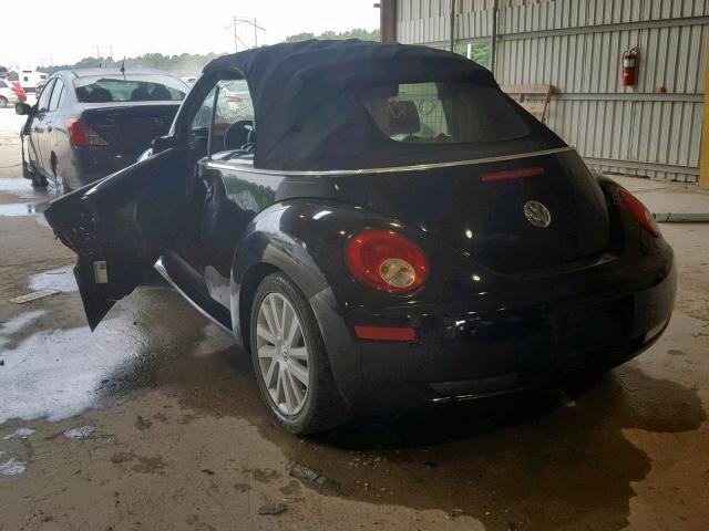 3VWRF31Y89M400469 - 2009 VOLKSWAGEN NEW BEETLE Schwarz Foto 3