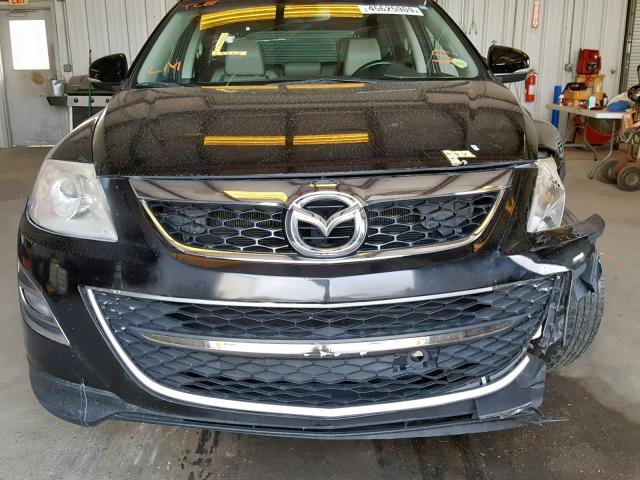 JM3TB2MA6A0220998 - 2010 MAZDA CX-9 BLACK photo 7